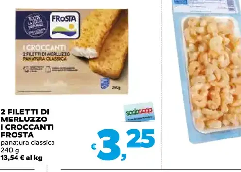 2 filetti di merluzzo croccanti Frosta