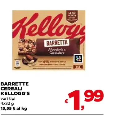 Barrette cereali Kellogg's