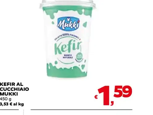 Kefir al cucchiaio Mukki