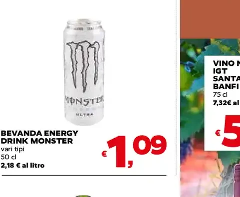 Bevanda energy drink Monster