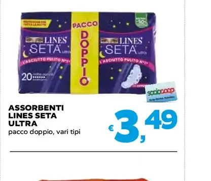 Assorbenti Lines Seta Ultra