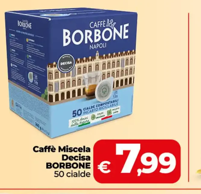 Caffè miscela decisa Borbone