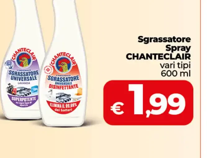 Sgrassatore spray Chanteclair