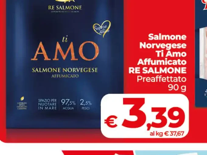 Salmone norvegese affumicato Re Salmone