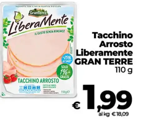 Tacchino arrosto Liberamente Gran Terre