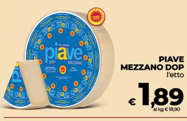 Piave Mezzano DOP