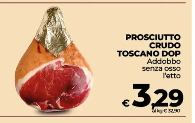 Prosciutto crudo toscano DOP