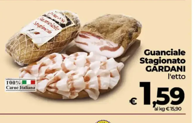 Guanciale stagionato Gardani