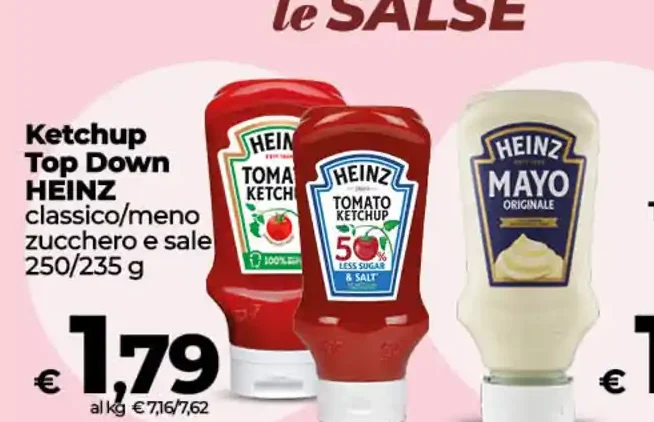 Ketchup Top Down Heinz