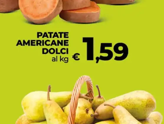 Patate americane dolci