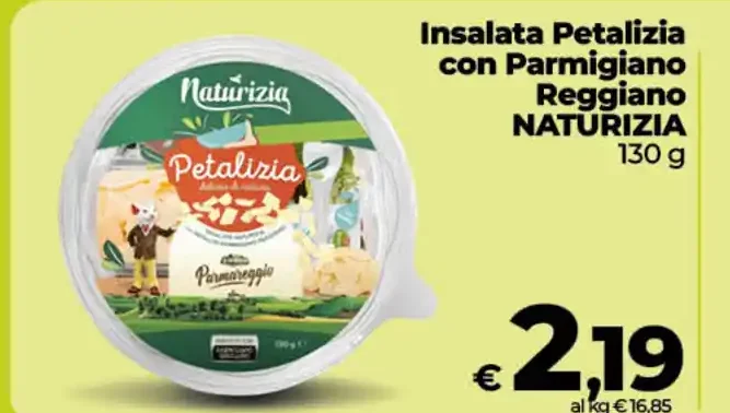 Insalata Petalizia con Parmigiano Reggiano Naturizia
