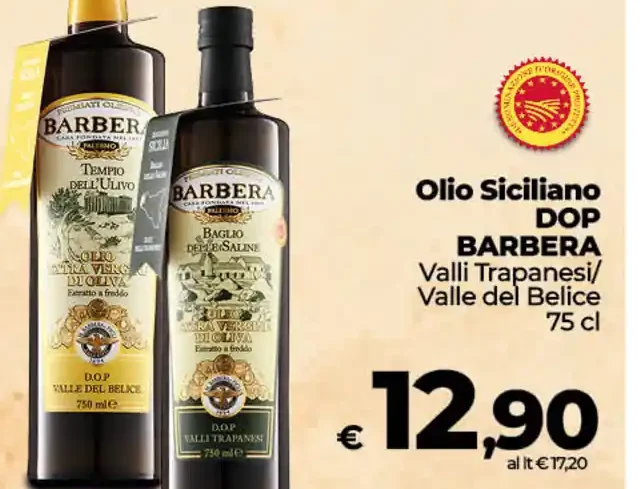 Olio Siciliano DOP Barbera