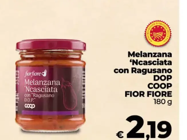 Melanzana 'Ncassciata con Ragusano DOP Coop Fior Fiore