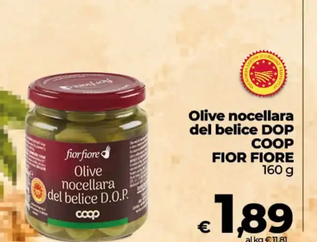 Olive nocellara del Belice DOP Coop Fior Fiore