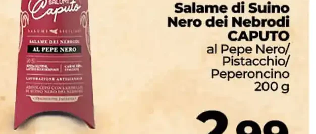 Salame di Suino Nero dei Nebrodi Caputo