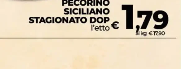 Pecorino Siciliano stagionato DOP