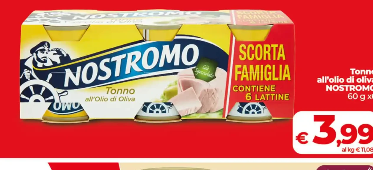 Tonno all'olio di oliva NOSTROMO