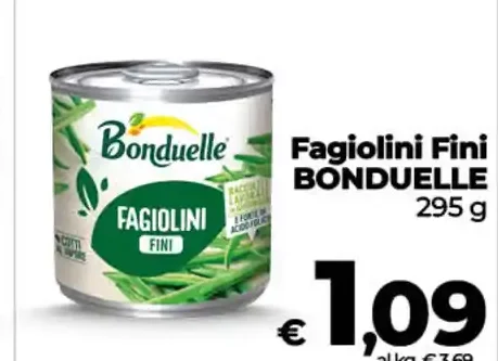 Fagiolini fini Bonduelle