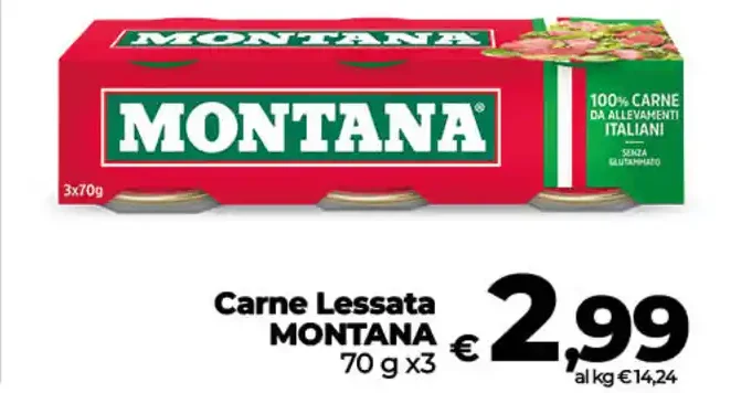 Carne lessata Montana