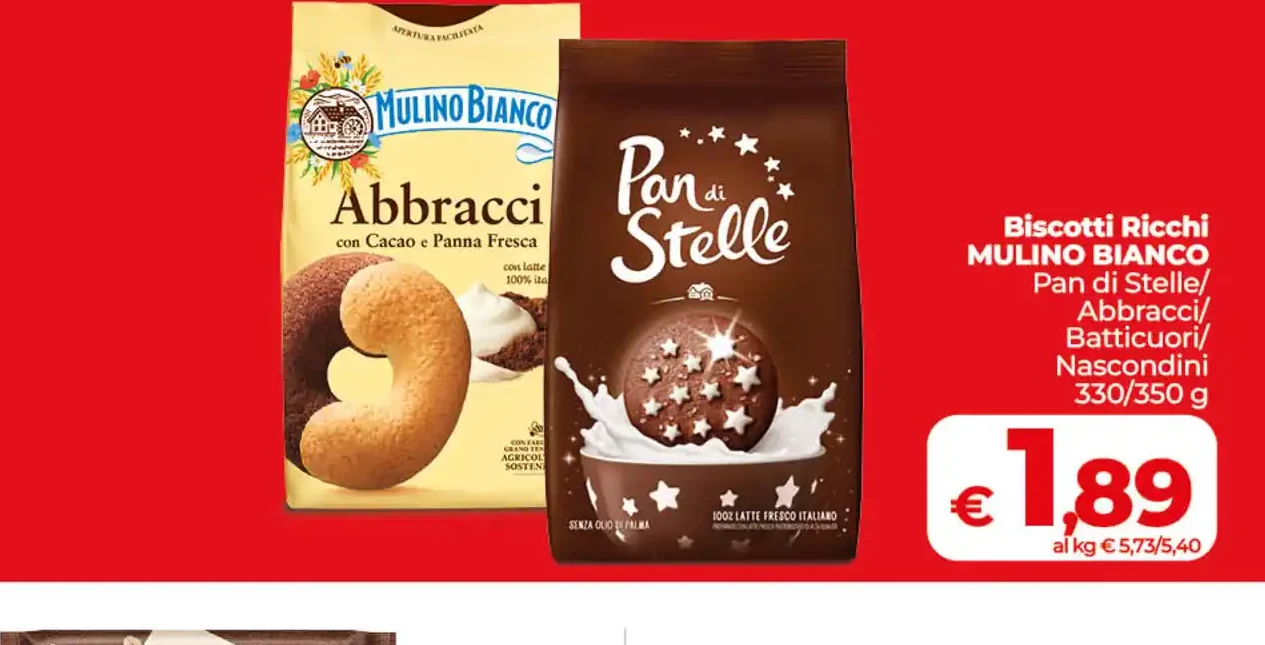 Biscotti ricchi Mulino Bianco