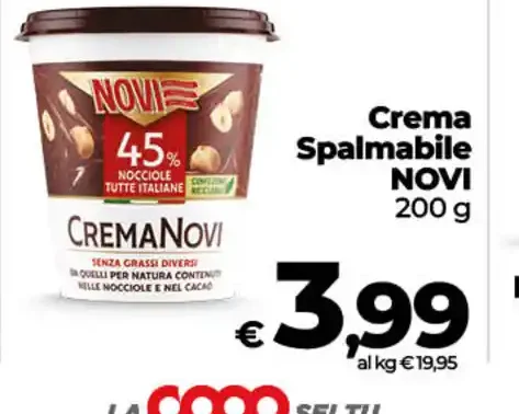 Crema spalmabile Novi