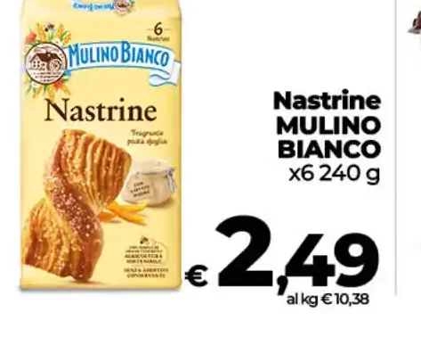 Nastrine Mulino Bianco