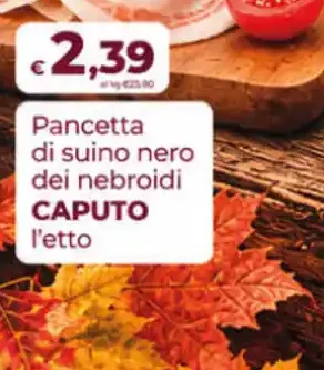 Pancetta di suino nero dei Nebrodi