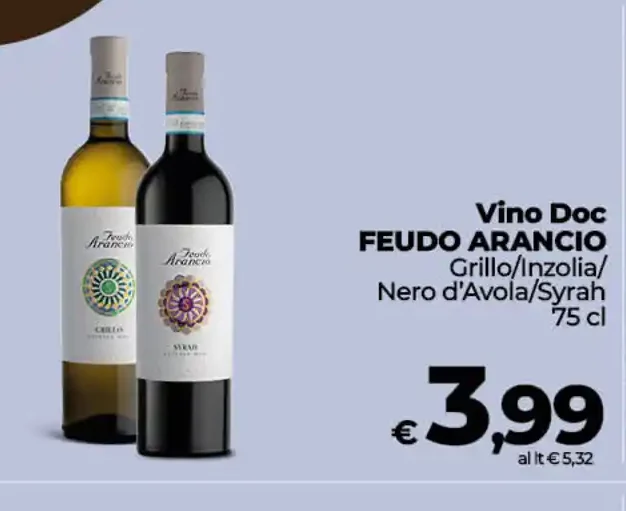 Vino DOC Feudo Arancio