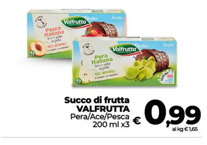 Succo di frutta Valfrutta