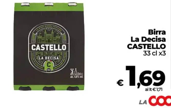 Birra La Decisa Castello