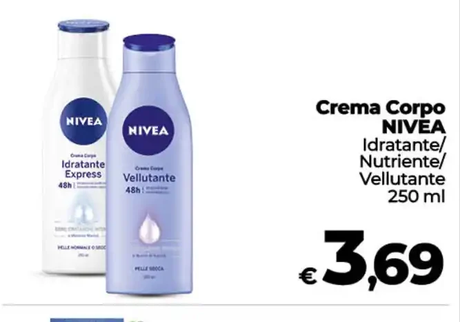 Crema corpo Nivea