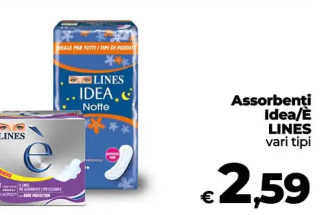 Assorbenti Idea e Lines