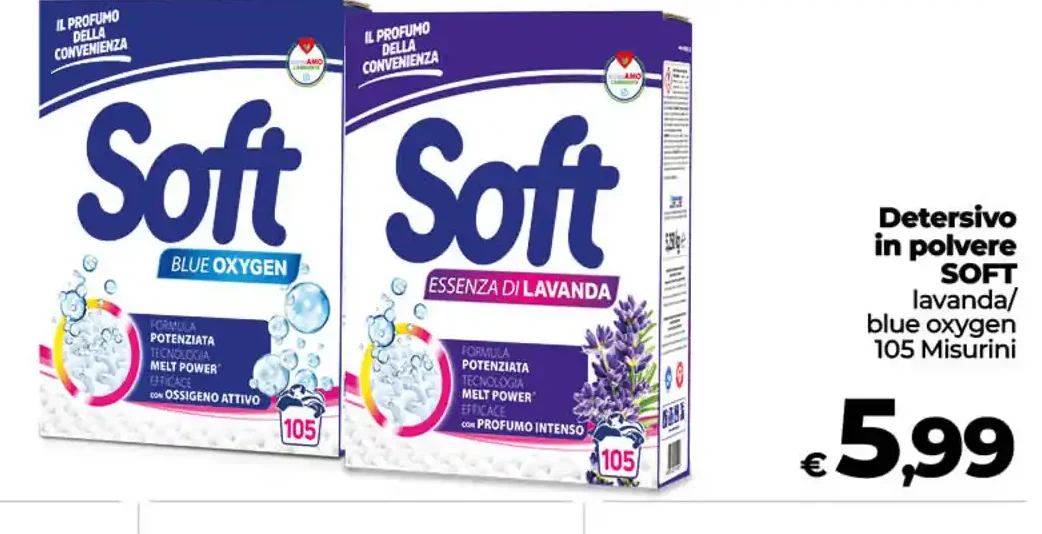 Detersivo in polvere Soft