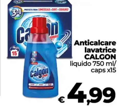 Anticalcare lavatrice Calgon