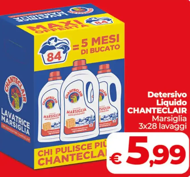 Detersivo liquido Chanteclair