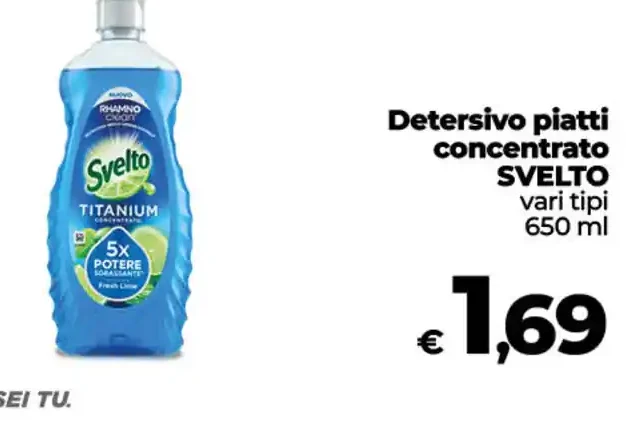 Detersivo piatti concentrato Svelto
