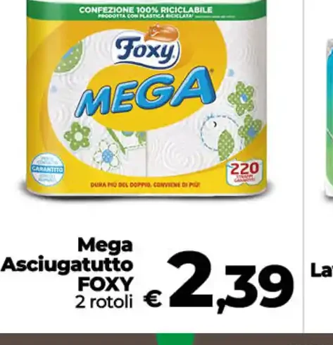 Mega asciugatutto Foxy