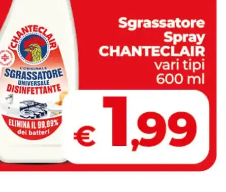 Sgrassatore spray Chanteclair