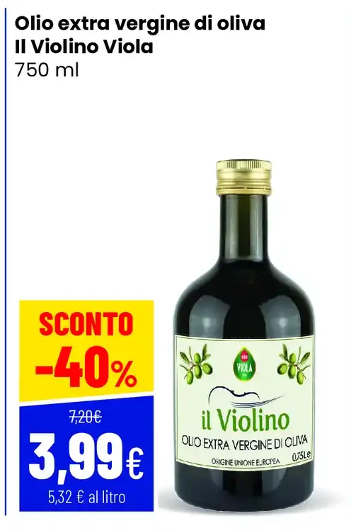 Olio extravergine di oliva Il Violino Viola