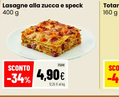 Lasagne alla zucca e speck