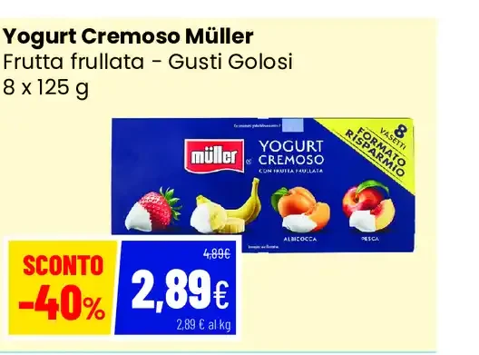 Yogurt Cremoso Müller