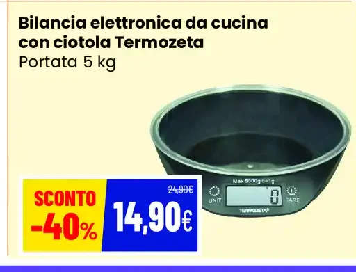 Bilancia elettronica da cucina