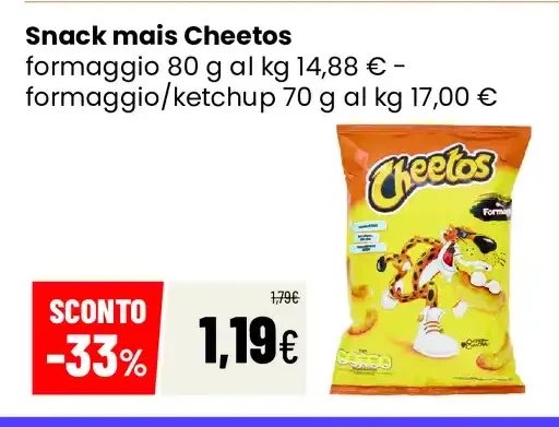 Snack mais Cheetos