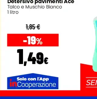 Detersivo pavimenti Ace