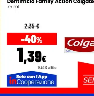 Dentifricio Family Action Colgate