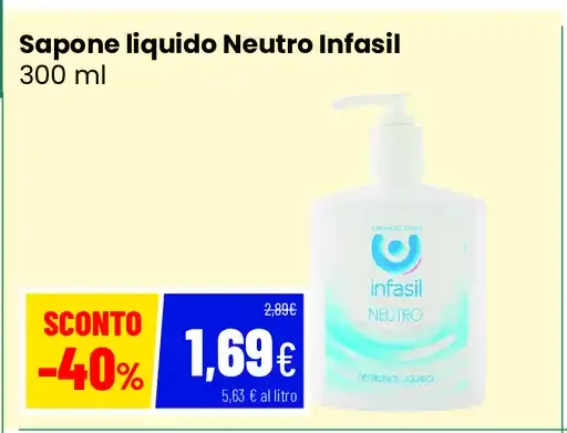 Sapone liquido Neutro Infasil