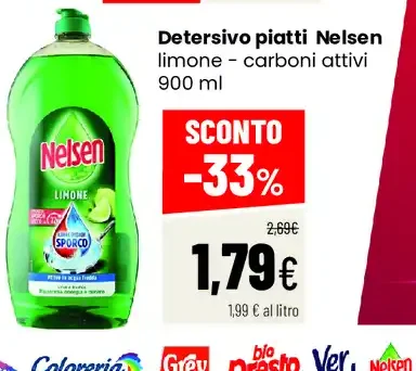 Detersivo piatti limone Nelsen