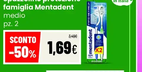 Dentifricio Mentadent assortito