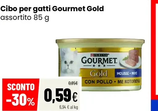 Cibo per gatti Gourmet Gold assortito