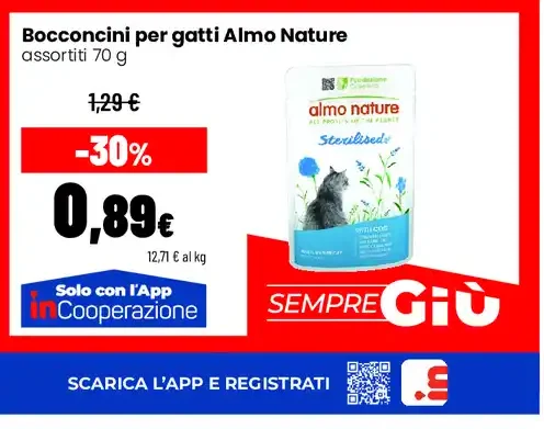 Bocconcini per gatti Almo Nature assortiti